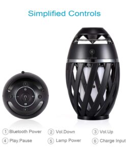 Gifts for Men, Him, Outdoor Bluetooth Speaker, Unique Gifts for Men Him Dad, Wireless Speaker Waterproof with Torch Light, BT5.0 with HD Audio and Enhance Bass, Birthdays Gifts for Men Her Women Black 31 71SiLV4nDuL