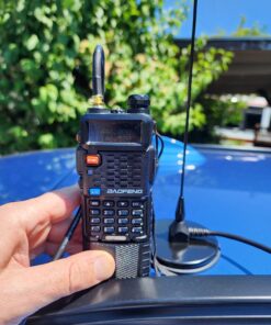 Authentic Genuine Nagoya UT-308UV 21-Inch Magnetic Mount VHF/UHF (144/430Mhz) Antenna SMA-Female for BTECH and BaoFeng Radios UT-308UV SMA VHF/UHF 13 71SiQ XywJL