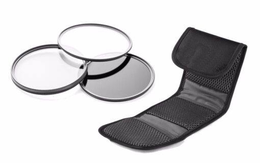 High Grade Multi-Coated, Multi-Threaded, 3 Piece Lens Filter Kit Compatible with Sony Alpha A6000 (40.5mm)