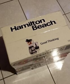 Hamilton Beach Power Elite Blender for Shakes and Smoothies with 3-Cup Vegetable Chopper Mini Food Processor, 40oz Glass Jar, 12 Functions for Puree, Ice Crush, Black and Stainless Steel (58149) 50 71SjdrPOQwL