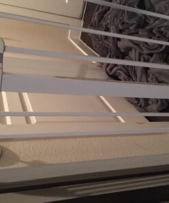 Safety 1st Easy Install 36" Extra Tall & Wide Gate, Fits Between 29'"And 47" 1 Count (Pack of 1) Extra Tall and Wide White 48 71SjrC3HyjL