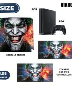Alternative view of Joker Stickers for PS4 Controller - Playstation 4 Controller Skin Decal for PS4 Accessories Dual Shock Playstation 4 Controller Joker Sticker - PS4 Console Skin Joker Stickers and Decals Vinyl Sticker PS 4 — Joker