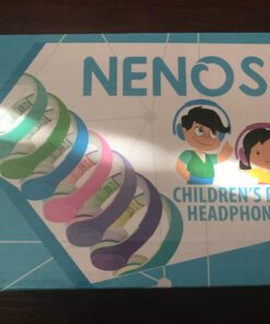 NENOS Children Kids Children's Volume Limited Headphones for Kids Foldable (Pink) Pink 25 71SldLpdQRL