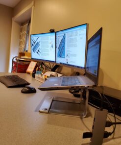 LORYERGO Laptop Stand, Ergonomic Computer Stand Laptop Riser for Desk, Laptop Stand Desk Holder Compatible with Most 10-15.6” Laptops, Silver A-Silver 42 71SmwBWwIWL