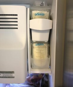 The First Years Breastflow Breast Milk Freezer Storage Organizer — Freezer and Refrigerator Shelf Organizer for Breast Milk Storage Bags — Holds 10 Breast Milk Bags — Breastfeeding Essentials 38 71SnCcgkAKL
