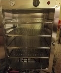 HeatMax 191929 Food Warmer Hot Box, Concession Warmer, Pizza Warmer, Great for Fund Raising, Shelves are 15.75"W x 18.5"D, NOT FOR PROOFING -- MADE IN USA with service and support, FOR HALF SIZE PANS 7 71So6Lc9c0L