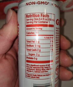 GURU Lite Natural Energy Drink - Low Calorie, Vegan, Organic Energy Drinks - Experience Energy Without the Jitters, Rush or Crash - 24 x 8oz/250ml Cans 8.4 Fl Oz (Pack of 24) 40 71SoHVz yPL