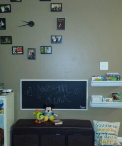 Badger Basket Kid's Padded Toy Storage Bench with Cushion and Three Fabirc Bins - Espresso Espresso/Espresso 28 71SphBkLEL