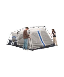 Coleman Camping Tent with Instant Setup, 4/6/8/10 Person Weatherproof Tent with WeatherTec Technology, Double-Thick Fabric, and Included Carry Bag, Sets Up in 60 Seconds 8-person Cabin Tent 35 71SqJGqn6GL