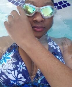 Yizerel Swim Goggles, 2 Pack Swimming Goggles for Adult Men Women Youth Kids Child Purple/Gray(mirrored) 14 71Sqa3M8mmL