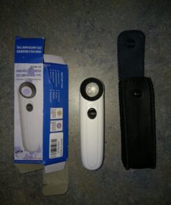 40X Magnifying Magnifier Glass Jeweler Eye Jewelry Loupe Loop 2 LED Light US 28 71SrstebPL