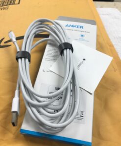 Anker iPhone Charger Cable, Powerline II Lightning Cable (10ft), Durable Cable, MFi Certified for iPhone X / 8/8 Plus /7/7 Plus / 6/6 Plus / 5s (White), iPad 8, and More 10ft White 40 71StgghNSiL
