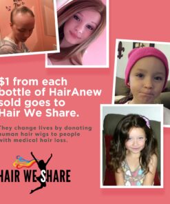 Naturenetics HairAnew Hair Growth Vitamins for Women & Men - Hair Vitamins For Faster Hair Growth & Thickness - Part of Proceeds go to Hair Loss Charity - Vegan Hair Supplement For Hair Skin Nails (1) 1 25 71StocCdfL