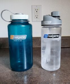 Nalgene Tritan 20oz MultiDrink BPA-Free Water Bottle, Blue Clear 15 71Su4xJV4QL