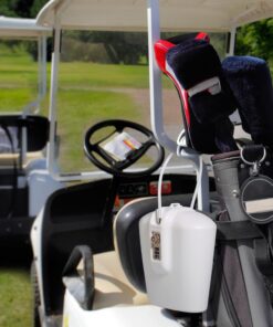 SAFEGO Portable Indoor/Outdoor Lock Box Safe with Key and Combination Access (White) White 41 71SuNZB0qLL