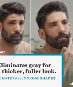 Just For Men Mustache & Beard, Beard Dye for Men with Brush Included for Easy Application, With Biotin Aloe and Coconut Oil for Healthy Facial Hair - Dark Brown, M-45, Pack of 3 11 71Svutg5teL