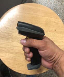 NADAMOO Wireless Barcode Scanner 328 Feet Transmission Distance USB Cordless 1D Laser Automatic Barcode Reader Handhold Bar Code Scanner with USB Receiver for Store, Supermarket, Warehouse Gray 26 71Sw FSJL