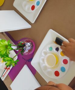 U.S. Art Supply 8 x 10 inch Stretched Canvas Super Value 10-Pack - Triple Primed Professional Artist Quality White Blank 5/8" Profile, 100% Cotton, Heavy-Weight Gesso - Acrylic Pouring, Oil Painting 8" x 10" 34 71SwmEf4L