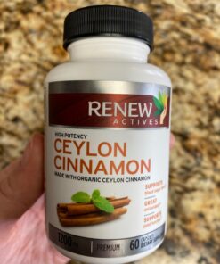 Organic Ceylon Cinnamon Supplement Capsules: All Natural Vegan Cinnamon Pills - Antioxidant Support for Healthy Joints, Circulation and Digestion - 60 Veggie Capsules 22 71SwzSMTmUL