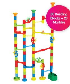 Alternative view of Edushape Marbulous Marble Run Set - Marbles for Kids, Marble Maze - Child and Cognitive Development Marble Run for Kids Ages 4-8 - STEM Educational Toys