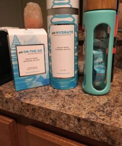 pH On-The-Go Portable Water Filter - Alkaline Pouch Filter for Water Bottles, Jugs, Pitchers, Container - High pH Water Alkalizer for Pure Drinking Water - 98 litres / 26 Gallons (3-Pack) 30g (3 Pack) 3 Pack 28 71SxdMChWlL