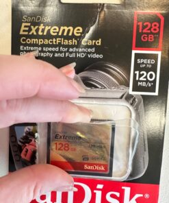 SanDisk 128GB Extreme CompactFlash Memory Card UDMA 7 Speed Up To 120MB/s - SDCFXSB-128G-G46 9 71Sy05uLzzL