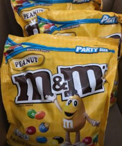 M&M'S Peanut Chocolate Candy Party Size 42 Ounce (Pack of 1) Bag 34 71SyhaPffL