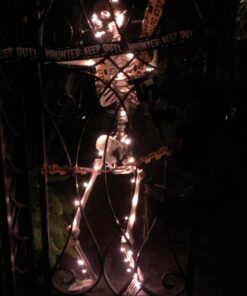 RTGS 60 LEDs String Lights Battery Operated on 20 Feet Long Silver Color Wire, Indoor and Outdoor with Waterproof Battery Box and Timer (Warm White) Warm White 32 71SzVCGPL