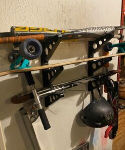 StoreYourBoard Skateboard and Longboard Storage Rack, Trifecta Wall Mount Display, Home and Garage Organizer 41 71Szi62 nzL