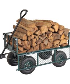 Sandusky Lee CW3418 Muscle Carts Steel Utility Garden Wagon, 400 lb. Load Capacity, 21-3/4" Height x 34" Length x 18" Width 34 71T 6 D956L