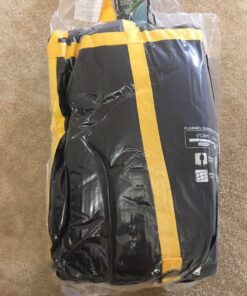 REDCAMP Cotton Flannel Sleeping Bag for Camping Backpacking, Adults Cold Weather Envelope Sleeping Bags with 2/3/4lbs Filling Blue with 2lbs filling 35 71T C9pYy3L