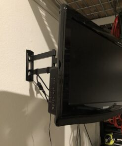 Perlegear Full Motion TV Wall Mount Bracket for Most 13-42 Inch LED LCD Flat Curved Screen TVs & Monitors, Swivel Tilt Extension with Articulating Arms, Max VESA 200x200mm up to 44lbs 28 71T HhU4cWL