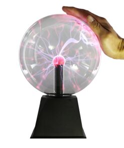 Plasma Ball Light 8" Inch, Interactive Touch Sound Response Science Lamp Orb Tabletop 13 71T MYsCBwL