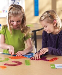 Learning Resources Letter Construction, Homeschool, School Activity Set, Play School, 60 Pieces, Ages 3+ 73 Pieces 36 71T NIZ3GGL