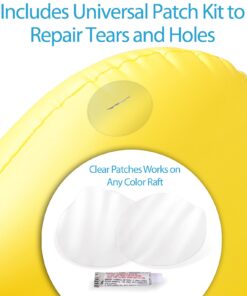 GoFloats Rapid Inflation Electric Air Pump (AC 110/120V) with Tote Bag and Raft Repair Kit 15 71T0ddSXq9L