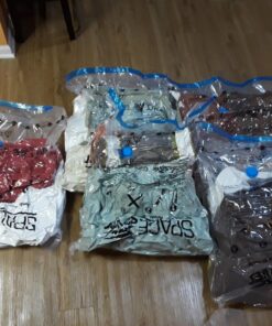 Spacesaver Space Bags Vacuum Storage Bags (Jumbo 10pk) Save 80% Clothes Storage Space - Vacuum Bags for Comforters, Blankets, Bedding, Clothing - Compression Seal for Closet Storage. Pump for Travel 10 Pack Jumbo 40 71T1 6AGYbL