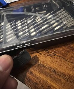 80 IN 1 Professional Computer Repair Tool Kit, Precision Screwdriver Set with 56 Bits, Magnetic screwdriver set Compatible for Laptop, PC, MacBook, Tablet, iPhone, PS4, and Other Electronic Repair Blue 37 71T1shF22NL