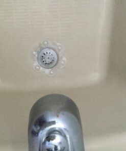 SlipX Solutions Stop-A-Clog Drain Protectors Trap Hair, 2 Hair Catchers Per Package (Plastic, 5 inch Diameter, Clear) 23 71T2SBEeoBL