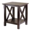 Winsome Xola 20W x 19.13-Inch D End Table, Cappuccino (40420) 59 71T3KgjluZL