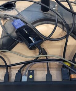 StarTech.com USB to VGA Adapter - 1440x900 - External Video & Graphics Card - Dual Monitor Display Adapter - Supports Windows (USB2VGAE2),Gray 1440p x 900p 16 71T3Ot2ShiL