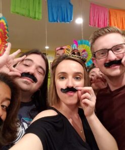 Rhode Island Novelty 3.5 Inch Mustache Set, One Pack of 3 18 71T3SpJIZNL