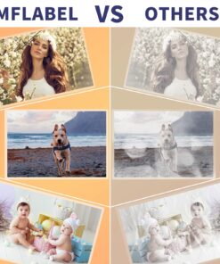 MFLABEL Thermal Laminating Pouches, 8.9 x 11.4-Inches Clear Thermal Laminating Plastic Paper Laminator Sheets for Photos Files Drawings for Use with Thermal Laminators 3 mil 200-Pack 200 Packs 3 Mill 10 71T46CM8LaL 1