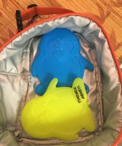 Fit & Fresh Cool Coolers Kids Lunch Box Ice Packs, Slim Ice Packs for Lunch Bags, Lunch Ice Packs Reusable-Multicolored 4 Pack (Penguin) Penguin 38 71T4CRUYkvL 2