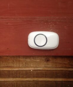 SadoTech Wireless Doorbells for Home, Apartments, Businesses, Classrooms, etc. - 2 Door Bell Ringer & 1 Plug-In Chime Receiver, Battery Operated, Easy-to-Use, Wireless Doorbell w/LED Flash, White 2 push buttons + 1 receiver 45 71T4VkjWuyL 2