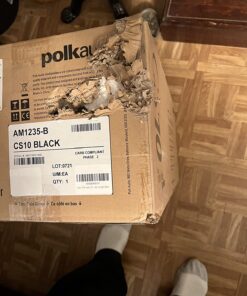 Polk Audio CS10 Center Channel Speaker (Single, Black) 24 71T4i14b66L