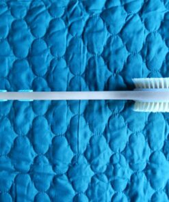 Vive Back Scrubber Brush for Shower - for Dry or Wet Body Brushing - Long Handle - Cleaning Lymphatic Drainage Handled Washer for Men, Women - Showering Bathing Exfoliator with Soft & Stiff Bristles Light Wood 36 71T5PPpKAGL