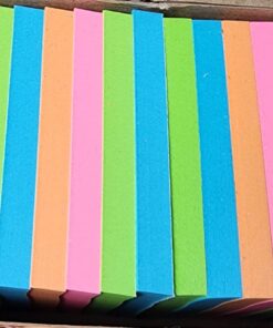 Post-it Super Sticky Notes, 3x3 in, 24 Pads, 2x the Sticking Power,Energy Boost Collection, Bright Colors (Orange, Pink, Blue, Green), Recyclable 48 71T5dAJP8ZL