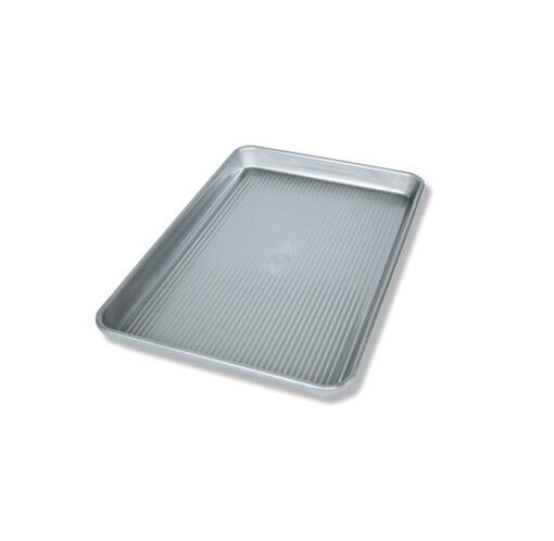 USA Pan Bakeware Jelly Roll Pan, Warp Resistant Nonstick Baking Pan, Made in the USA from Aluminized Steel Set of 1