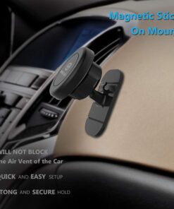 WixGear Magnetic Mount, Universal Stick-On Dashboard Magnetic Car Mount Holder, for Cell Phones and Mini Tablets with Fast Swift-snap Technology, Magnetic Cell Phone Mount 36 71T6XQth1yL
