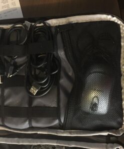 BUBM Double Layer Electronics Organizer, Travel Gadget Bag for Cables, Memory Cards, Flash Hard Drive and More, Fit for iPad or Tablet(up To 9.7")--Large, Dark Blue Large,2-layer 43 71T6l6Gg39L